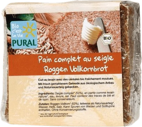 Volkoren roggebrood BIO
